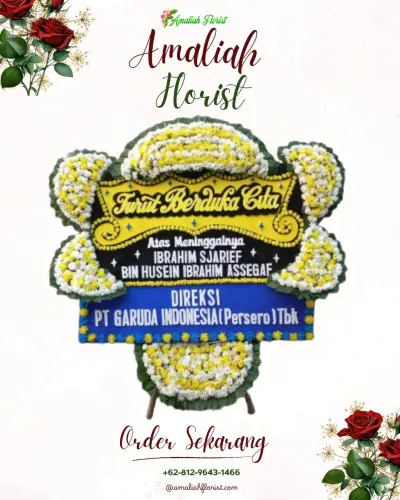 Papan Bunga Duka di Jombang Wetan